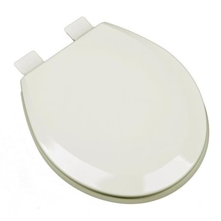 Plumbing Technologies Plumbing Technologies 1F1R5-02 Premium Molded Round Wood Toilet Seat; Biscuit 1F1R5-02